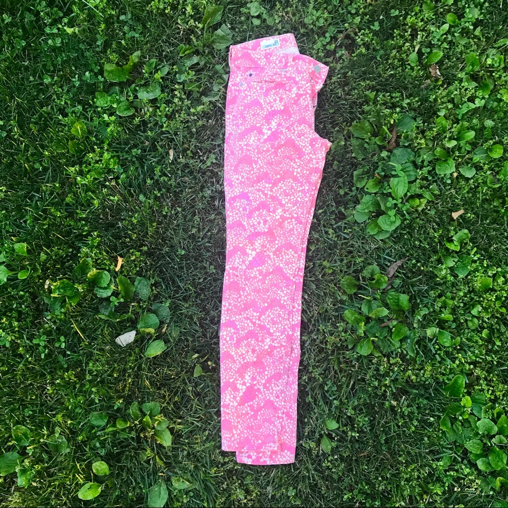 Gap Legging Jean in Pink Floral